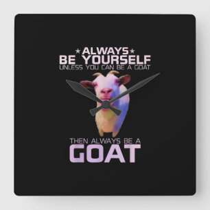 Relógio Quadrado Presente Colorida Engraçado