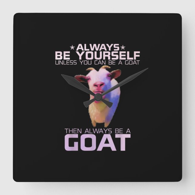 Relógio Quadrado Presente Colorida Engraçado (Frente)