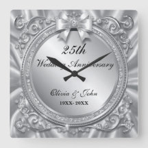 Presente de aniversário de casamento de 25 anos co