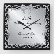 Presente de aniversário de casamento de 25 anos co