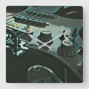 Relógio Quadrado Presentes de guitarra para namorado