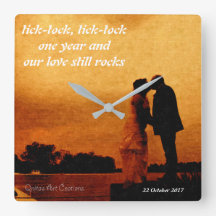 Primeira lembrança do aniversário de casamento do