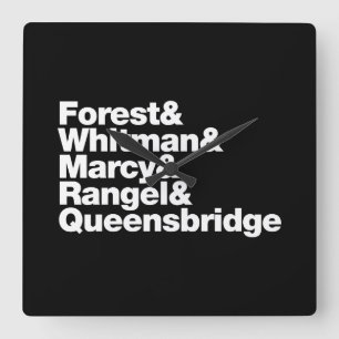 Relógio Quadrado Projetos