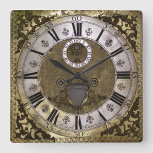 Relógio Quadrado Pulso de disparo antigo da réplica de Barouque do