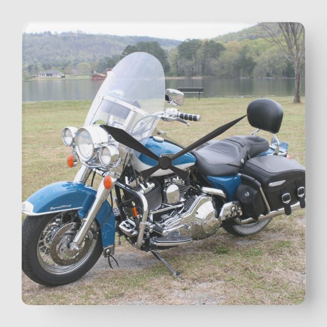 Relógio Quadrado pulso de disparo da motocicleta (Frente)