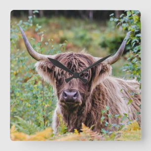 Relógio Quadrado Pulso de disparo de parede