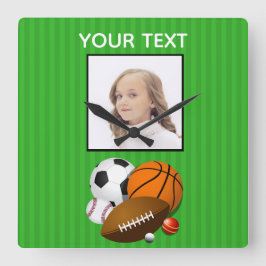 Relógio Quadrado Pulso de disparo de parede acrílico personalizado