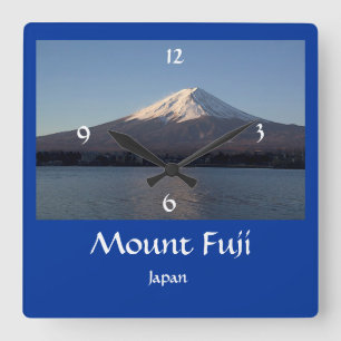 Relógio Quadrado Pulso de disparo de parede da imagem de Japão - d
