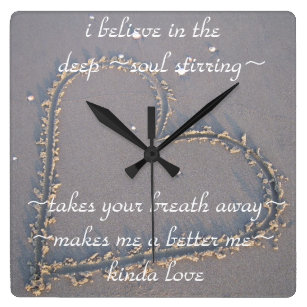Relogios De Parede Frases Do Amor Zazzle Com Br