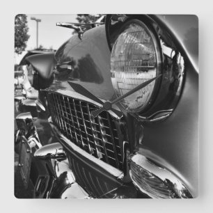 Relógio Quadrado Pulso de disparo de parede de 56 Chevy