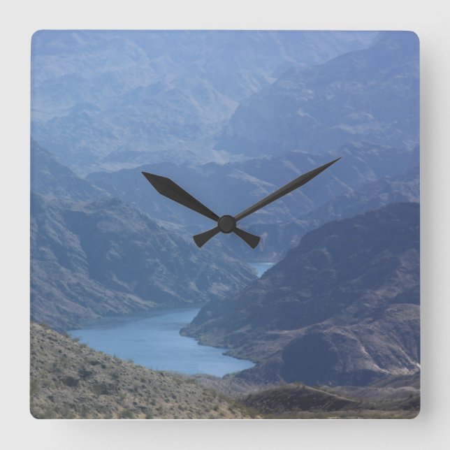 Relógio Quadrado Pulso de disparo de parede de Meade do lago (Frente)