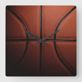Relógio Quadrado Pulso de disparo de parede do basquetebol