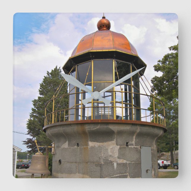 Relógio Quadrado Pulso de disparo de parede do quadrado da lanterna (Frente)