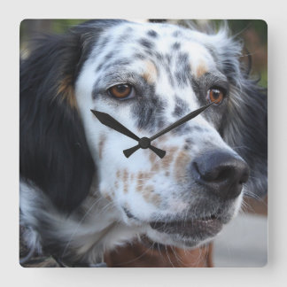 Relógio Quadrado Pulso de disparo de parede do setter de Llewellin