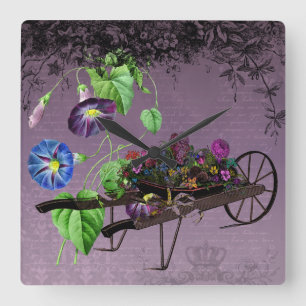 Relógio Quadrado Pulso de disparo de parede do verão da corriola