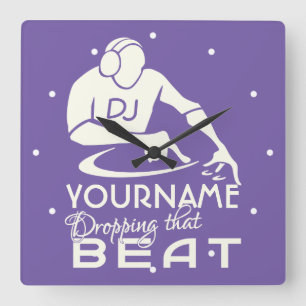 Relógio Quadrado Pulso de disparo de parede feito sob encomenda da