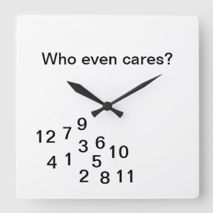 Relógio Quadrado Pulso de disparo de parede intemporal