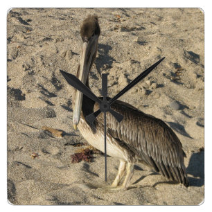 Relógio Quadrado Pulso de disparo de parede - personalizado