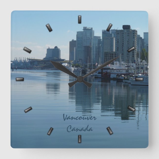 Relógio Quadrado Pulso de disparo de parede personalizado pulso de (Frente)