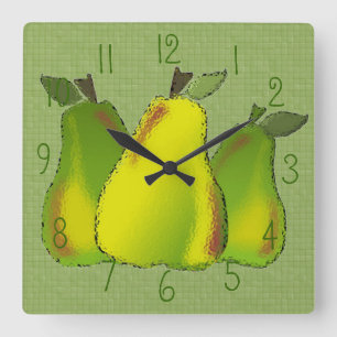 Relógio Quadrado Pulso de disparo de parede (telhado) de vidro das