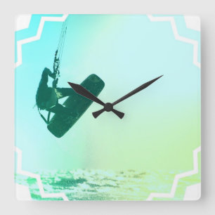 Relógio Quadrado Pulso de disparo do ar de Kiteboarding