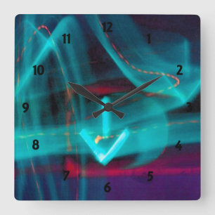 Relógio Quadrado Pulso de disparo do costume da seta do tráfego