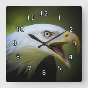 Relógio Quadrado Pulso de disparo principal de Eagle