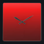 Relógio Quadrado Pulsos de disparo de parede modernos lustrosos do<br><div class="desc">Um design original pela marca Antum.</div>