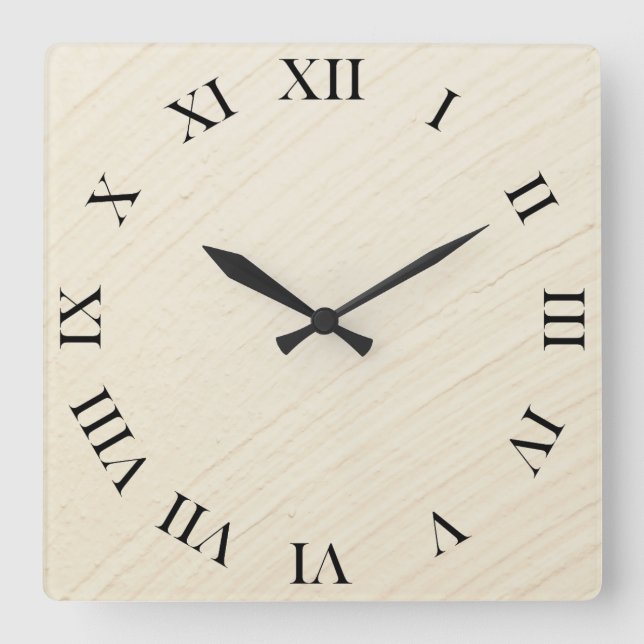 Relógio Quadrado Putzhintergrund (Frente)