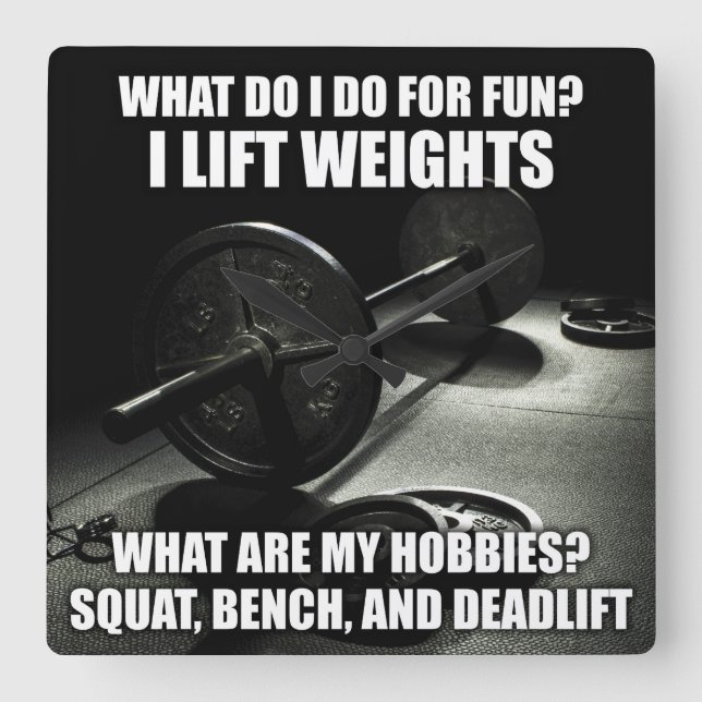 Relógio Quadrado Quadrado, Banco, Elevador de Portas - Motivação de (Frente)