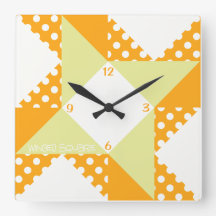 Quadrado com asa - Laranja