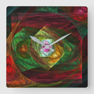 Relógio Quadrado Quadrado de Abstrato de Conexões Dinâmicas