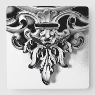 Relógio Quadrado Quadro francês