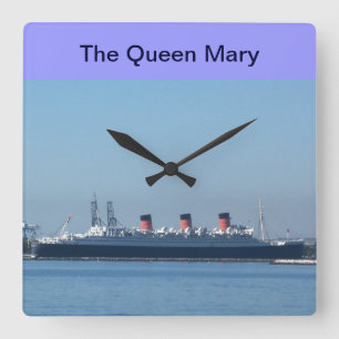 Relógio Quadrado Queen Mary pulso de disparo de parede de Long