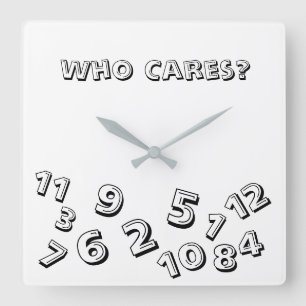 Relógio Quadrado Quem cuidado sobre o pulso de disparo do quadrado