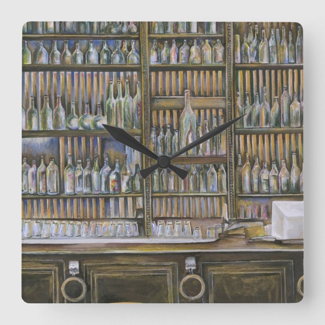 Relógio Quadrado Quente, mas não movendo (Frente)