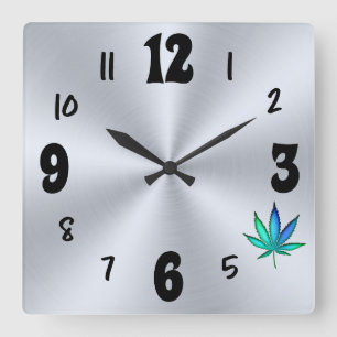 Relógio Quadrado Rainbow Love