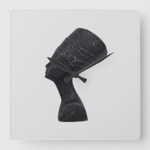 Relógio Quadrado Rainha egípcia Nefertiti