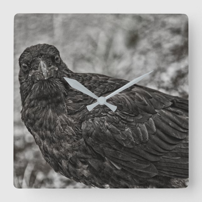 Relógio Quadrado Raven P9239 (Frente)