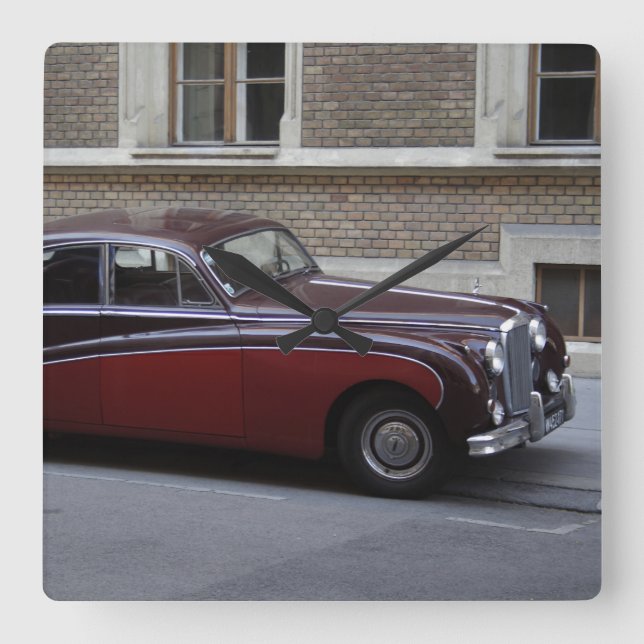 Relógio Quadrado Red Jaguar Mark IX (Frente)