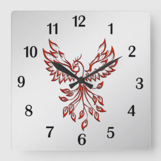 Relógio Quadrado Red Phoenix Assume Silver