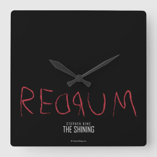 Relógio Quadrado Redrum