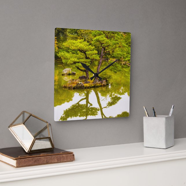 Relógio Quadrado Reflexões (Escritório)