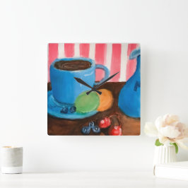 Relógio Quadrado Refreshments