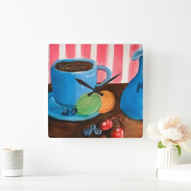 Relógio Quadrado Refreshments (Lar)