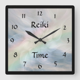 Relógio Quadrado Reiki Time