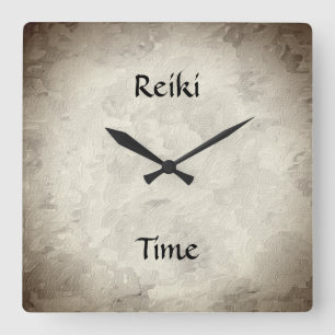 Relógio Quadrado Reiki time
