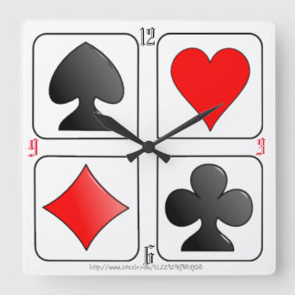 Relógio Quadrado "Relógio do Conjunto de Placas"