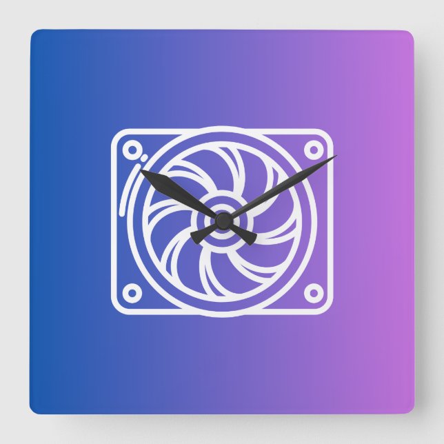 Relógio Quadrado Relógios de resfriamento (Frente)