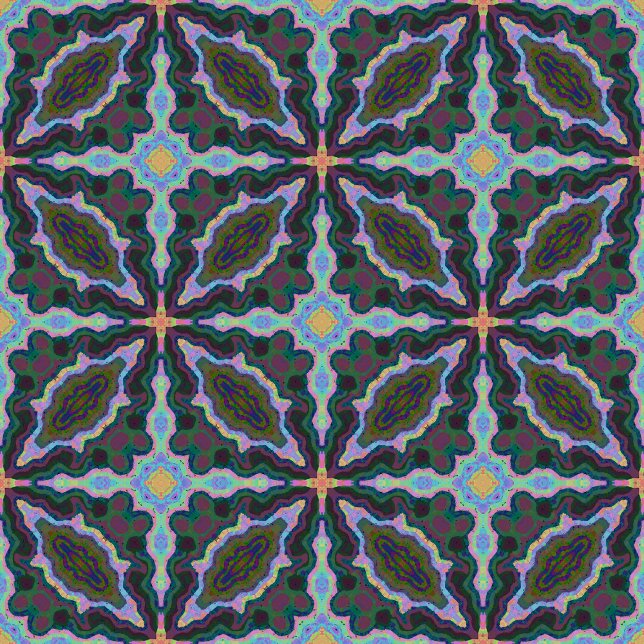 Relógio Quadrado relógios florais (Criador carregado)